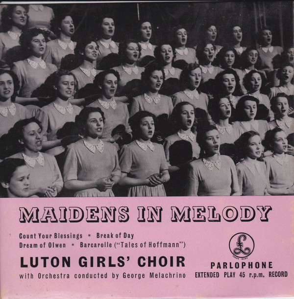 Luton Girls' Choir - Maidens In Melody - Used Vinyl Record image 1