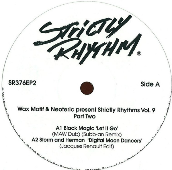 Wax Motif - Strictly Rhythms Vol. 9 (Part Two) - Vinyl Record 12" image 1