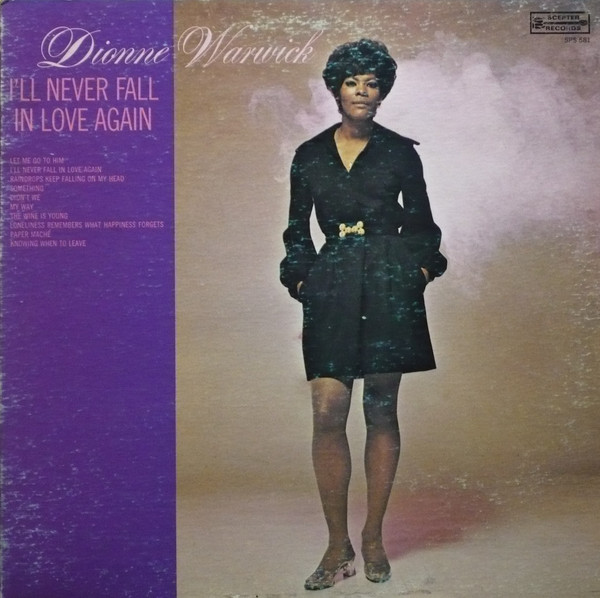 Dionne Warwick - I'll Never Fall In Love Again - Used Vinyl Record image 1