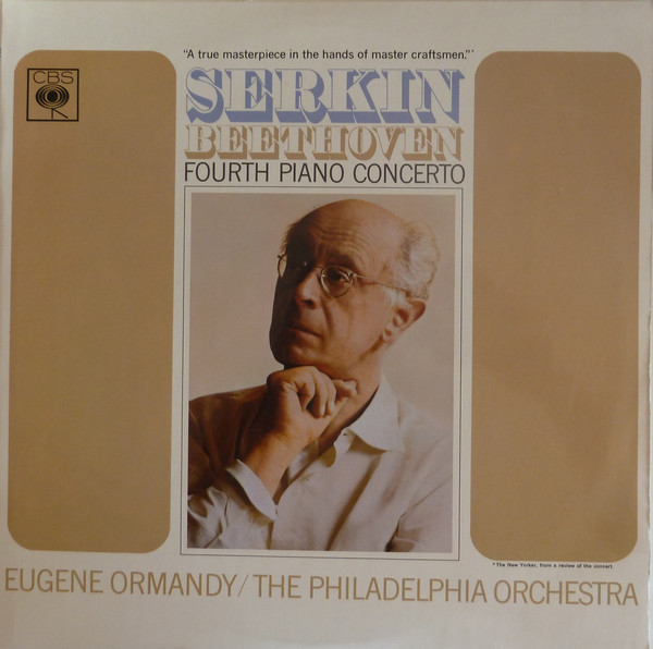 Rudolf Serkin - Fourth Piano Concerto - Used Vinyl Record image 1