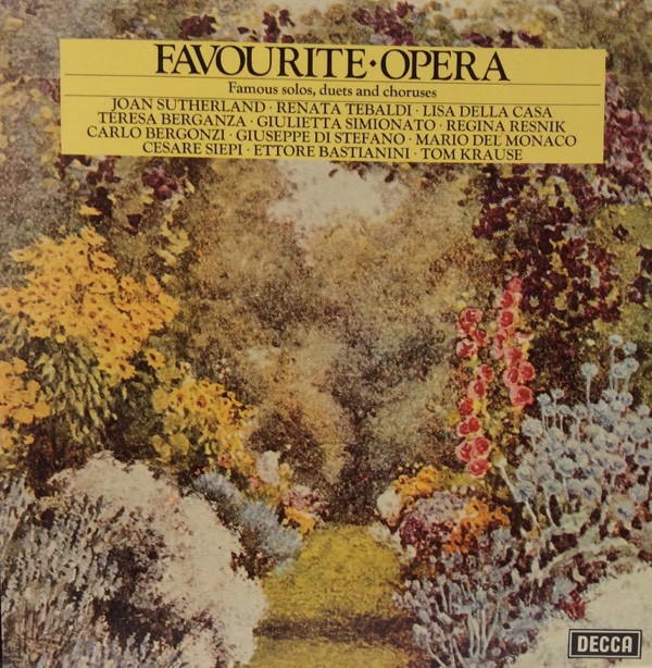 Various - Favourite Opera (Famous Solos, Duets And Choruses) - Used V image 1
