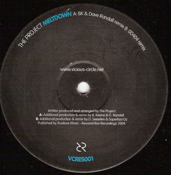 Project - Meltdown - Used Vinyl Record 12" image 1