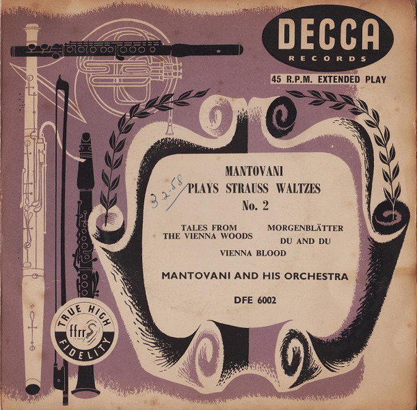 Mantovani And His Or - Mantovani Plays Strauss Waltzes No. 2 - Used V image 1