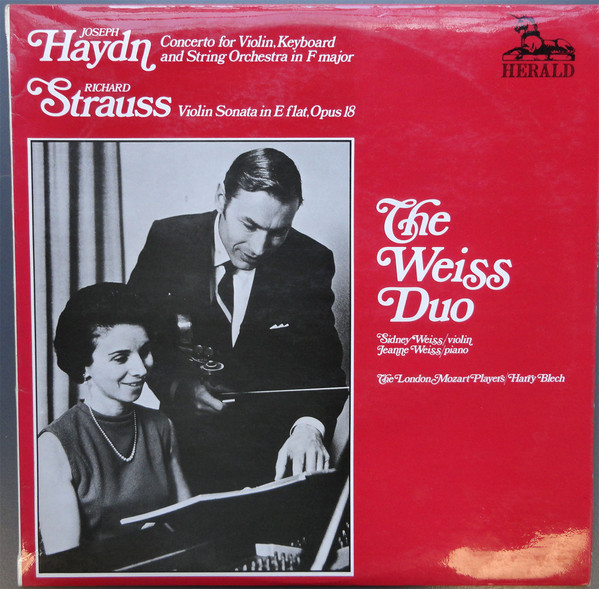 Weiss Duo - Violin Sonata Opus 18; Concerto In F Major - Used Vinyl R image 1