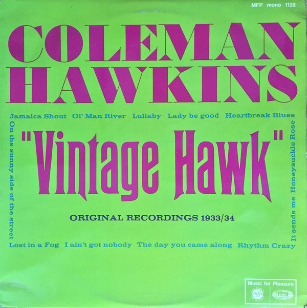 Coleman Hawkins - Vintage Hawk - Used Vinyl Record image 1