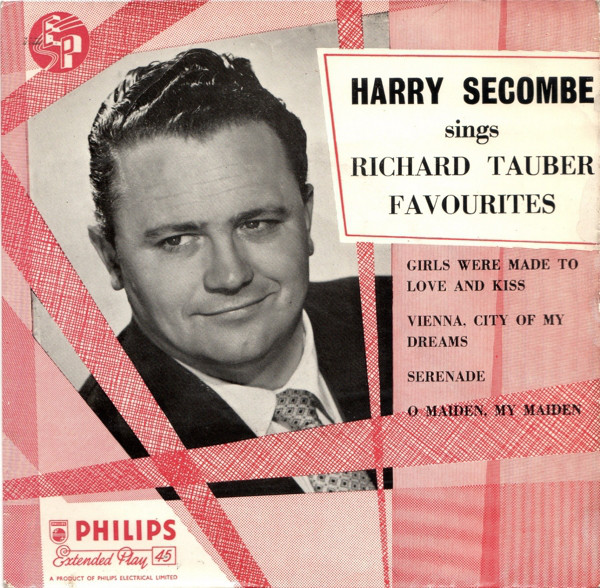 Harry Secombe - Sings Richard Tauber Favourites - Used Vinyl Record 7 image 1
