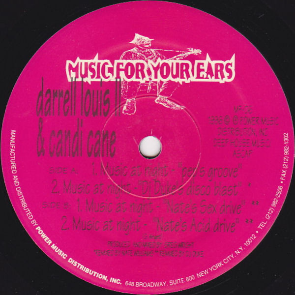 Darrell Louis II & C - Music At Night - Used Vinyl Record 12" image 1