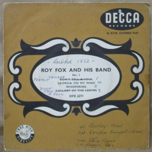 Roy Fox & His Band - No.1 - Used Vinyl Record 7" image 1