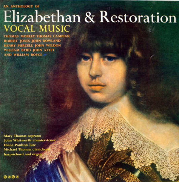 An Anthology Of Elizabethan & Restoration Vocal Music