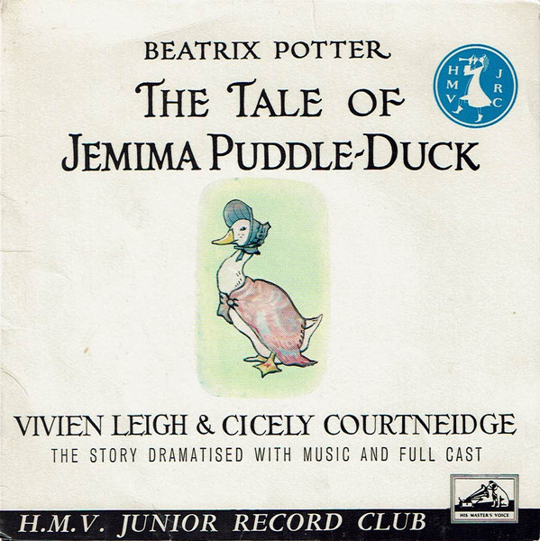 Beatrix Potter - Tale Of Jemima Puddle-Duck - Used Vinyl Record 7" image 1