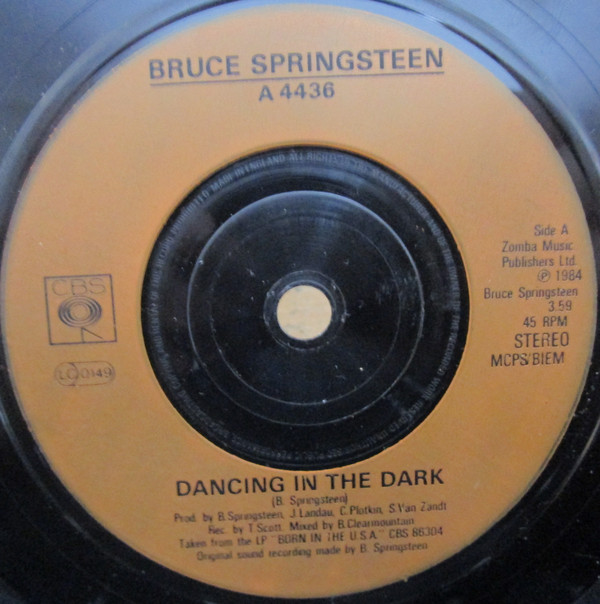 Bruce Springsteen - Dancing In The Dark - Used Vinyl Record 7" image 1