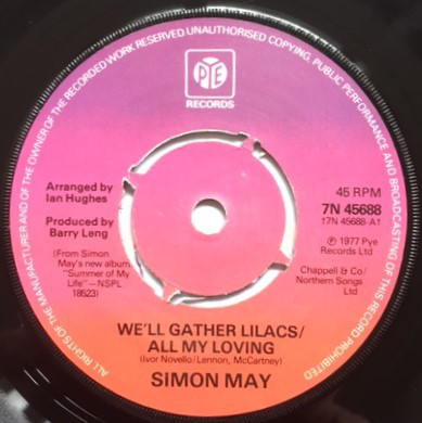 We'll Gather Lilacs / All My Loving (Medley)