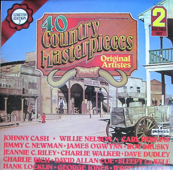 Various - 40 Country Masterpieces - Used Vinyl Record image 1
