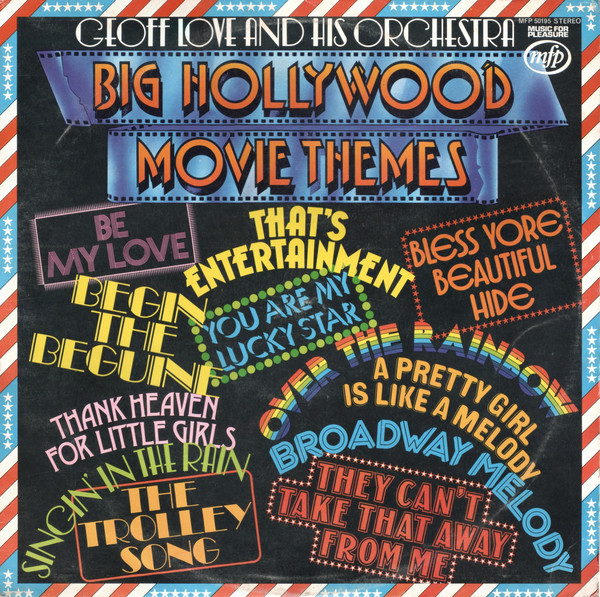 Geoff Love & His Orc - Big Hollywood Movie Themes - Used Vinyl Record image 1