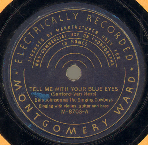 Tell Me With Your Blue Eyes / Honeysuckle Blues