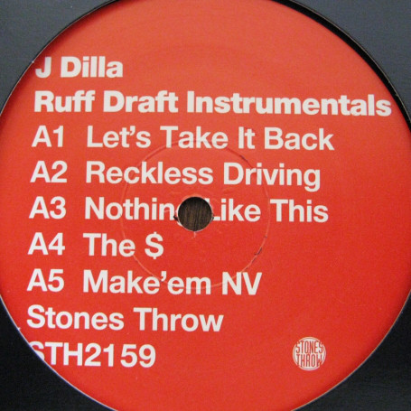J Dilla - Ruff Draft Instrumentals - Vinyl Record 12" image 1