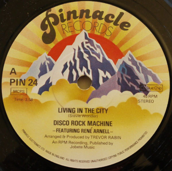 Disco Rock Machine - Living In The City - Used Vinyl 7" image 1