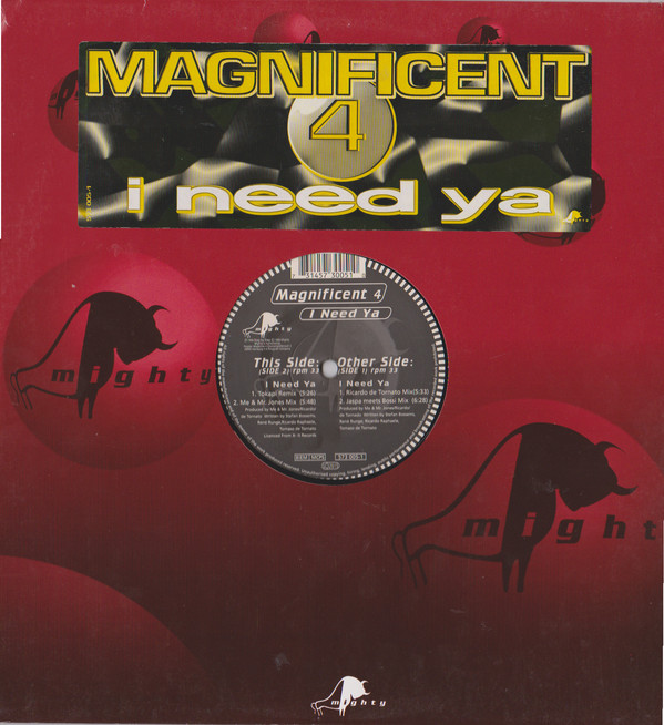 Magnificent 4 - I Need Ya - Used Vinyl Record 12" image 1