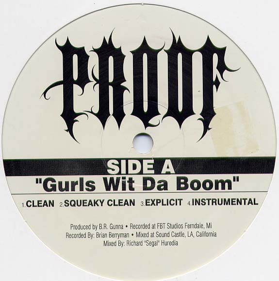 Proof - Gurls Wit Da Boom - Vinyl Record 12" image 1