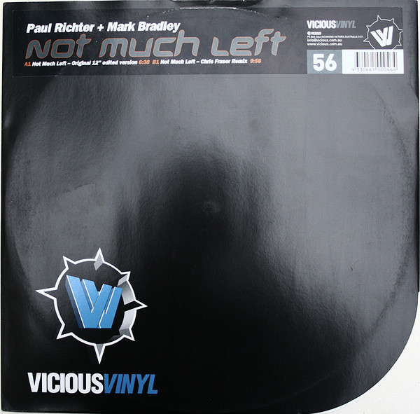 Paul Richter - Not Much Left - Used Vinyl Record 12" image 1