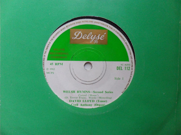 David Lloyd - Cartref - Used Vinyl Record 7" image 1