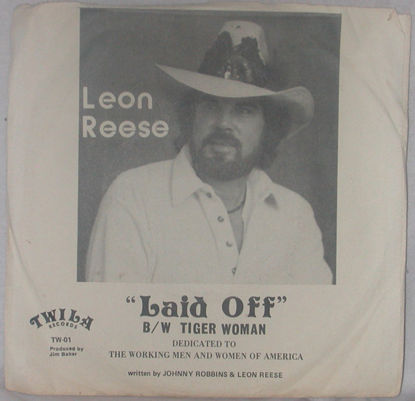 Leon Reese - Laid Off - Used Vinyl Record 7" image 1
