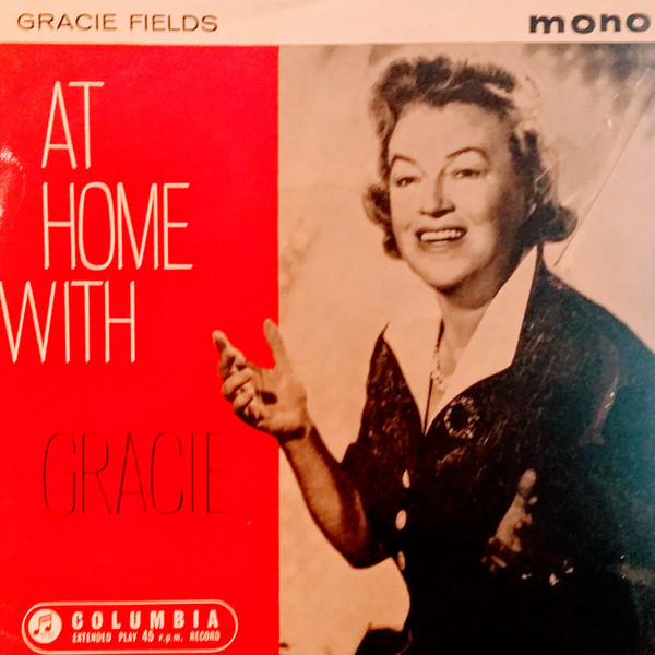 Gracie Fields - At Home With Gracie - Used Vinyl Record 7" image 1