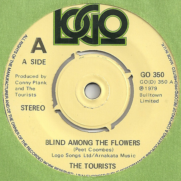 Tourists - Blind Among The Flowers - Used Vinyl Record 7" image 1