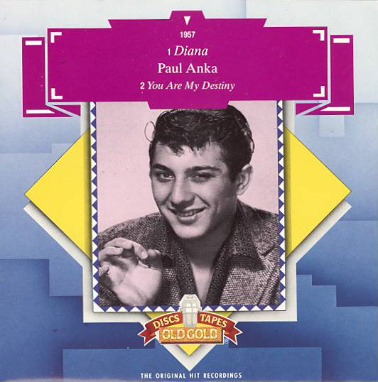 Paul Anka - Diana / You Are My Destiny - Used Vinyl Record 7" image 1