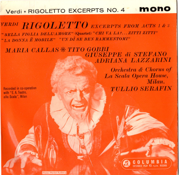 Verdi Rigoletto Excerpts No. 4 From Acts 1 & 3