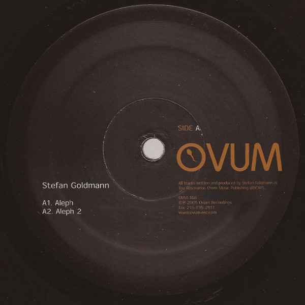 Stefan Goldmann - Aleph EP - Used Vinyl Record 12" image 1
