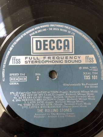 Rolling Stones - Big Hits (High Tide And Green Grass) - Used Vinyl Re image 1