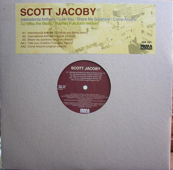 Scott Jacoby - International Anthem - Used Vinyl Record 12" image 1