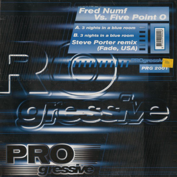 Fred Numf vs. Five P - 3 Nights In A Blue Room - Used Vinyl Record 12 image 1