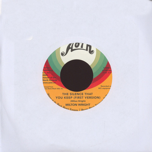 Milton Wright - Silence That You Keep - Vinyl Record 7" image 1