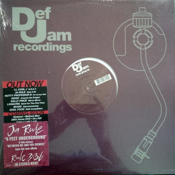 Ja Rule - 6 Feet Underground - Used Vinyl Record 12" image 1
