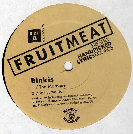 Binkis - Marquee / That's What I'm Talking About - Vinyl Record 12" image 1