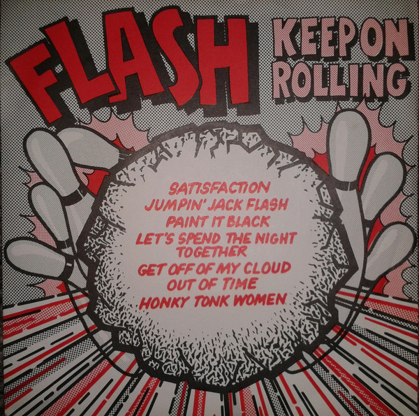 Flash - Keep On Rolling - Used Vinyl Record 7" image 1
