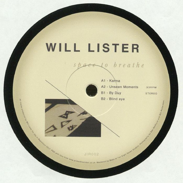 Will Lister - Space To Breathe - Vinyl Record 12" image 1