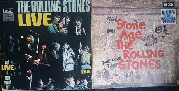 Rolling Stones - Stone Age/Got Live If You Want It! - Used Vinyl Record image 1