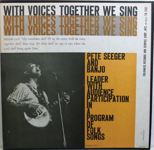 Pete Seeger - With Voices Together We Sing - Used Vinyl Record image 1