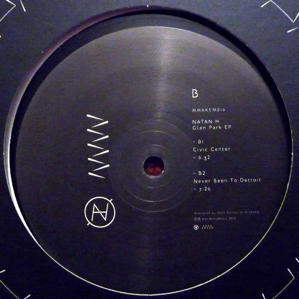 Natan H - Glen Park EP - Vinyl Record 12" image 1