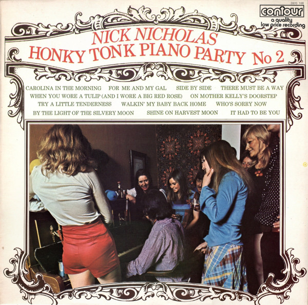 Nick Nicholas - Honky Tonk Piano Party No 2 - Used Vinyl Record image 1