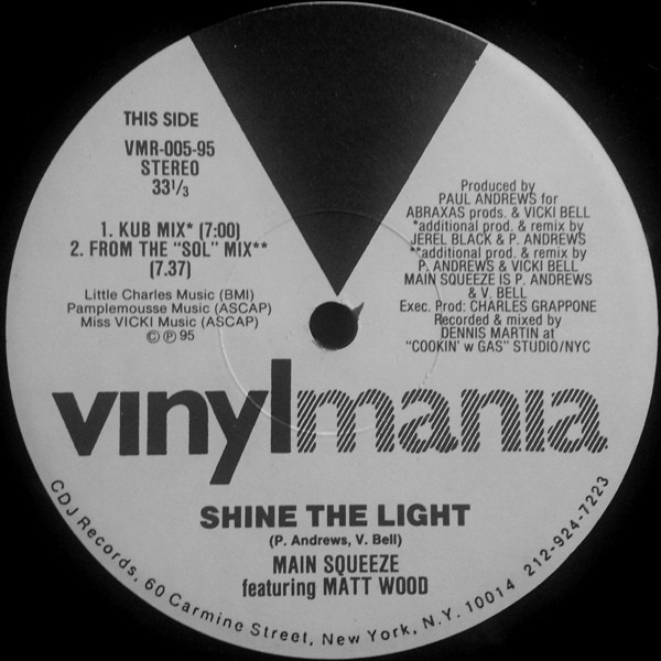 Main Squeeze - Shine The Light - Vinyl Record 12" image 1
