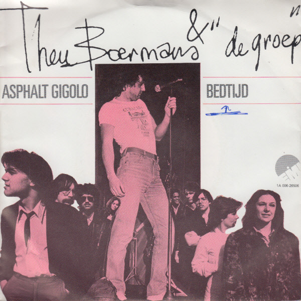 u Boermans & "De Gro - Asphalt Gigolo / Bedtijd - Used Vinyl Record 7" image 1