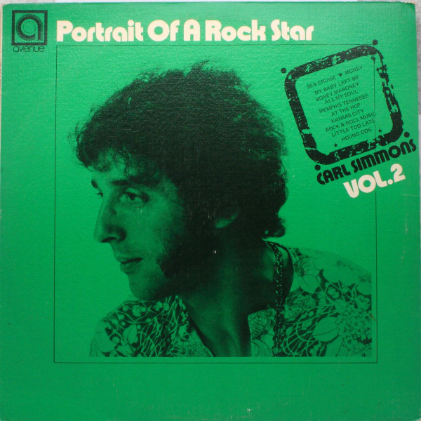 Carl Simmons - Portrait Of A Rock Star Vol. 2 - Used Vinyl Record image 1