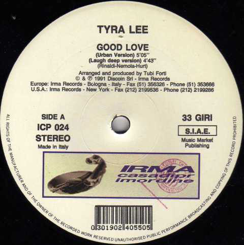Tyra Lee - Good Love - Used Vinyl Record 12" image 1