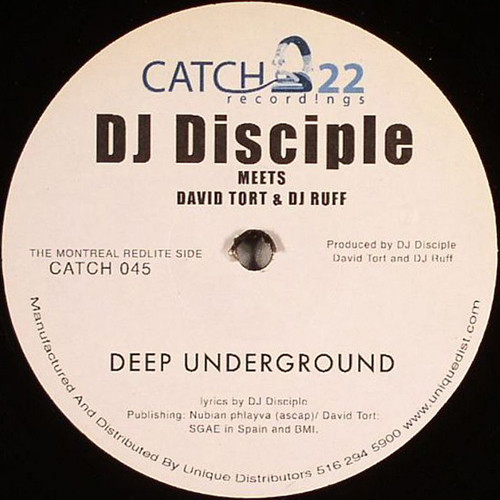DJ Disciple - Deep Underground / Crossroads - Vinyl Record 12" image 1