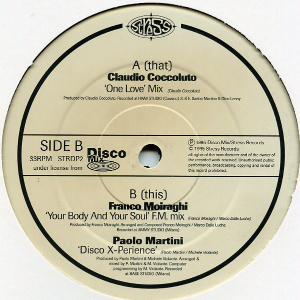 Various - United Sound Of Italian DJs - Used Vinyl Record 12" image 1