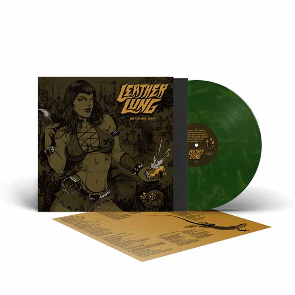 LEATHER LUNG - GRAVESIDE GRIN (GREEN VINYL) - Vinyl Record image 1